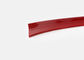 SGS 인증 플라스틱 트림 캡과 빨간 리드된 컬러 채널 트림 캡 Ｊ 모양 좋은 유연성
