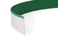 녹색 회화 알루미늄 손질 모자 1개의 옆 가장자리 반환 측을 가진 0.6 MM